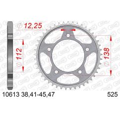 Couronne AFAM acier standard - 525