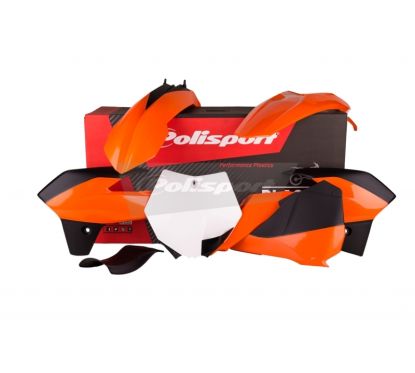 Kit plastique POLISPORT couleur origine (13-14) KTM SX85