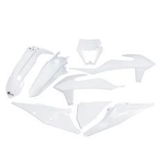 Kit plastiques UFO blanc KTM EXC/EXC-F