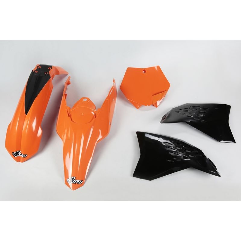 Kit plastique UFO couleur origine orange/noir KTM
