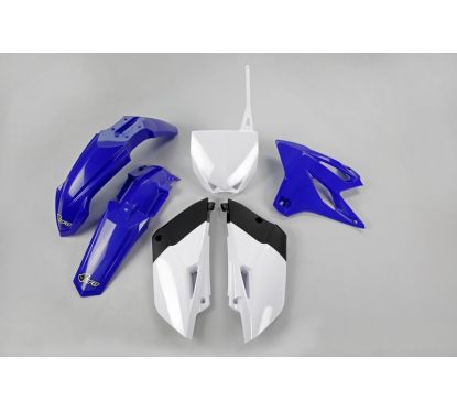 Kit plastique UFO couleur origine bleu/blanc Yamaha YZ85