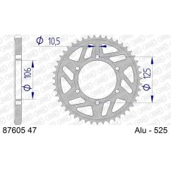 Couronne AFAM alu standard - 525