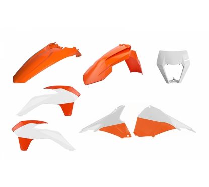 Kit plastique POLISPORT Enduro Restyle couleur origine KTM EXC/EXC-F