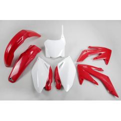 Kit plastique UFO couleur origine rouge/blanc (2009) Honda CRF250R