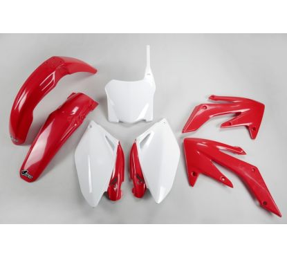 Kit plastique UFO couleur origine rouge/blanc (2009) Honda CRF250R