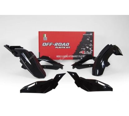 Kit plastique RACETECH Black - Husqvarna TE