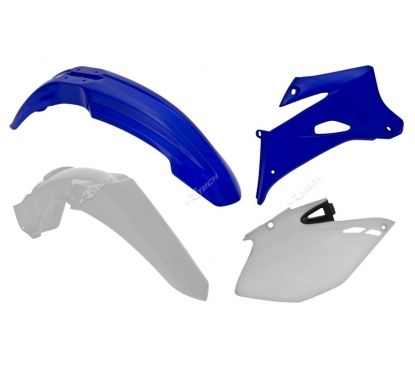 Kit plastique RACETECH couleur origine bleu/blanc Yamaha WR450F