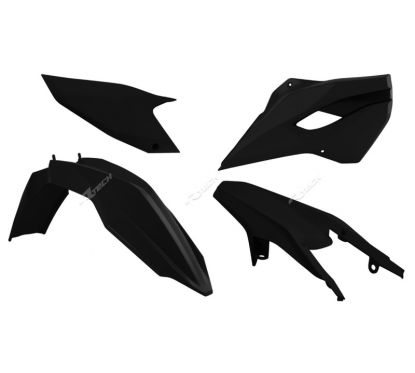 Kit plastique RACETECH noir Husqvarna TE/FE