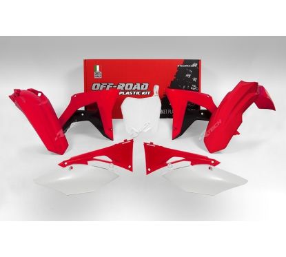 Kit plastique RACETECH couleur origine (2017) rouge/noir/blanc Honda CRF450R