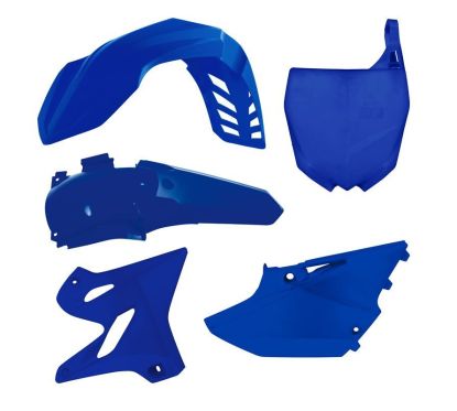 Kit plastiques RACETECH couleur bleu origine (2021) Yamaha YX 125