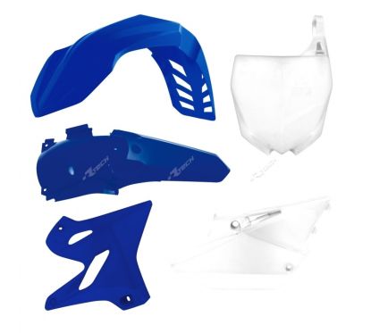 Kit plastique RACETECH couleur origine bleu/blanc Yamaha YZ125/250
