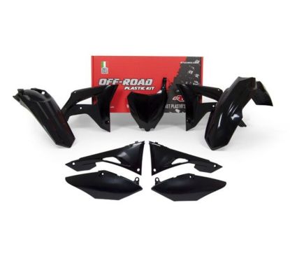 Kit plastiques RACETECH Revolution - noir Honda CRF
