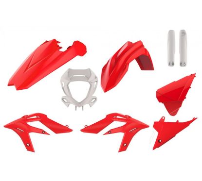 Kit Plastiques POLISPORT rouge/blanc Beta X-Trainer
