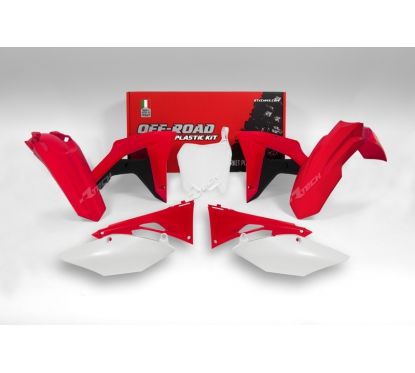Kit plastique RACETECH couleur origine (2017) rouge/noir/blanc Honda CRF450RX