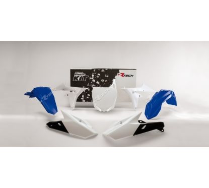 Kit plastique RACETECH couleur origine Bleu/blanc Yamaha YZ250F/450F