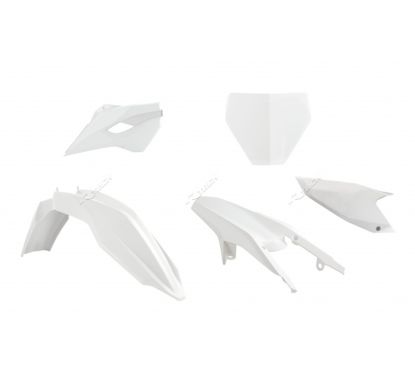 Kit plastique RACETECH couleur origine blanc Husqvarna TC85