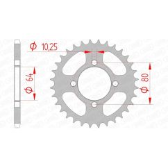 Couronne AFAM acier standard - 520