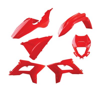 Kit plastique POLISPORT Restyling rouge - Beta RR 2T/4T