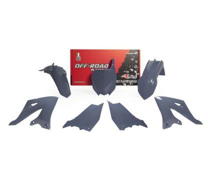Kit plastiques RACETECH - Quantum Grey Yamaha YZ125/250