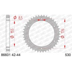 Couronne AFAM acier standard - 530