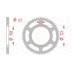 Couronne AFAM acier standard - 420