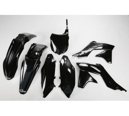 Kit plastique UFO noir Kawasaki KX250F