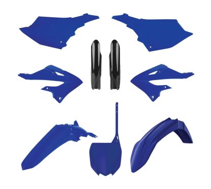 Kit plastiques POLISPORT - couleur origine (22) Yamaha YZ125/250