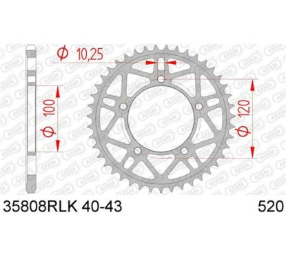 Couronne AFAM acier standard - 520