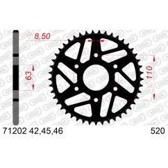 Couronne AFAM acier standard - 520