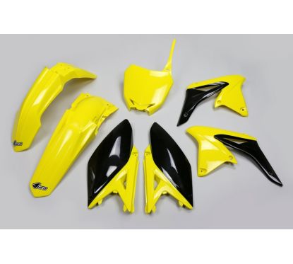 Kit plastique UFO origine (2017) jaune/noir Suzuki RM-Z250