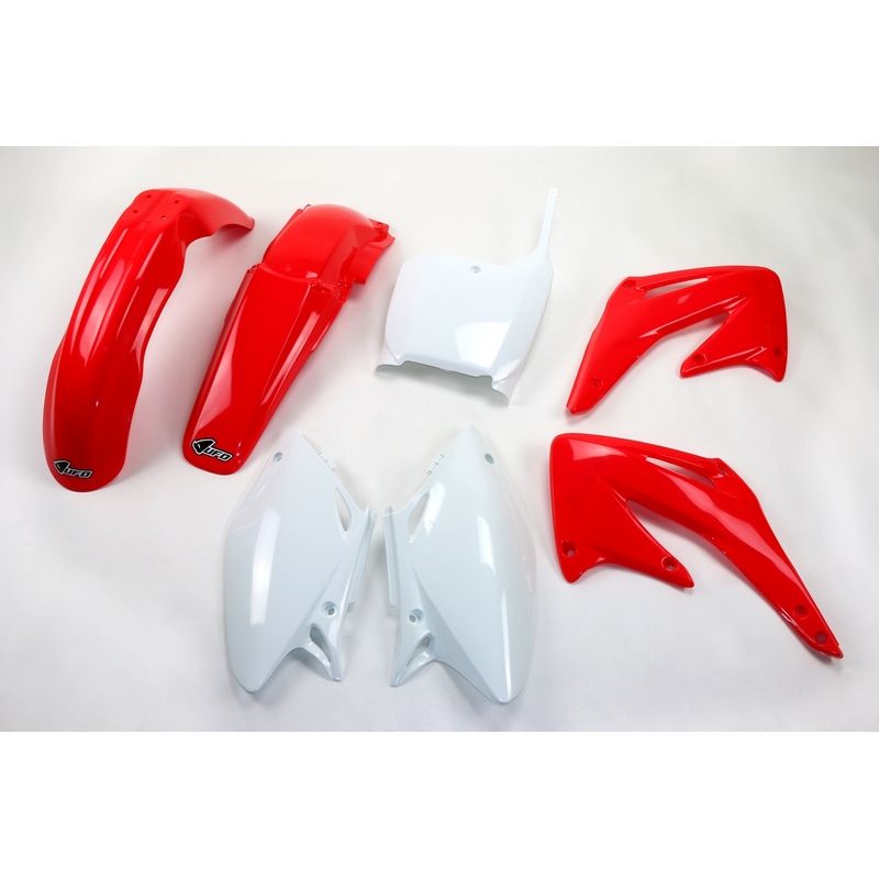 Kit plastique UFO couleur origine rouge/blanc Honda CRF450R