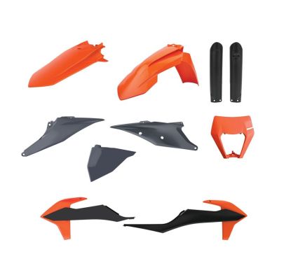 Kit plastiques POLISPORT couleur origine KTM