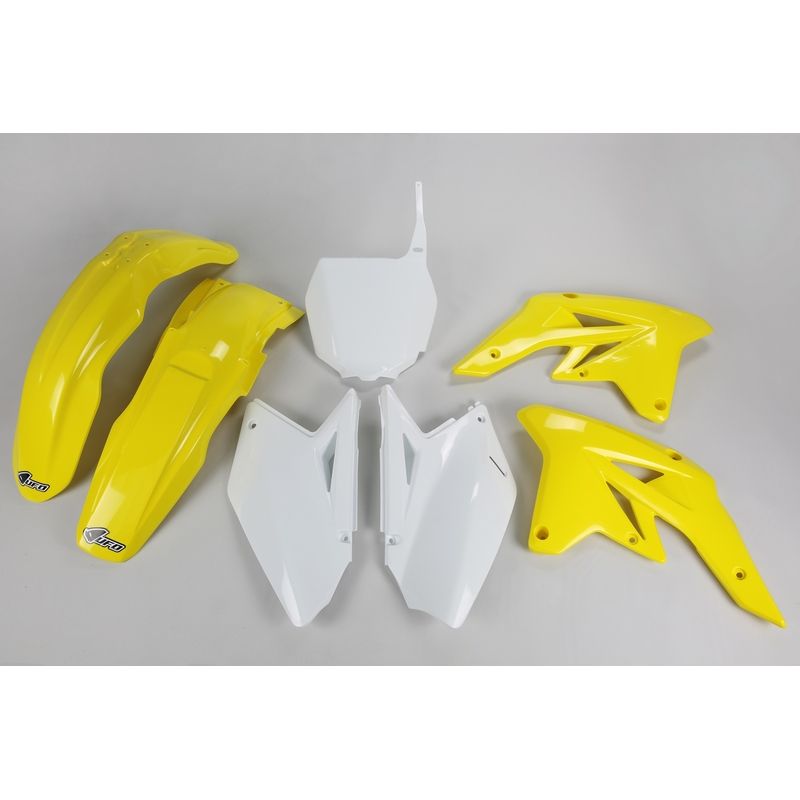 Kit plastique UFO couleur origine jaune/blanc (2009) Suzuki RM-Z250