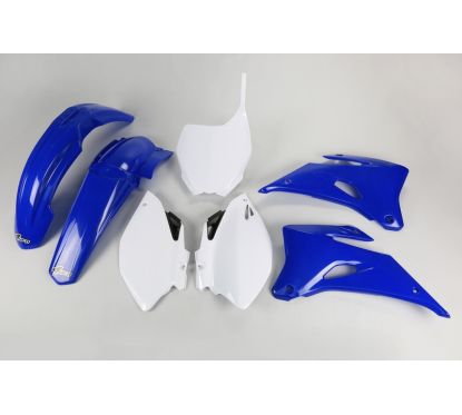 Kit plastique UFO couleur origine bleu/blanc Yamaha YZ250F/450F