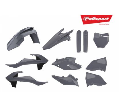 Kit plastiques POLISPORT gris nardo KTM SX/SX-F