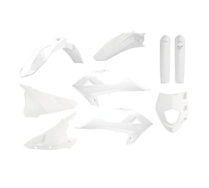Kit plastiques POLISPORT blanc Gas Gas