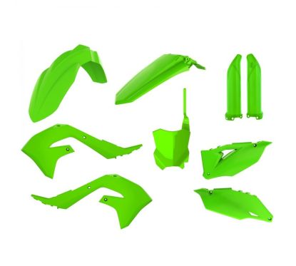 Kit plastiques POLISPORT Lime Green Kawasaki KX450