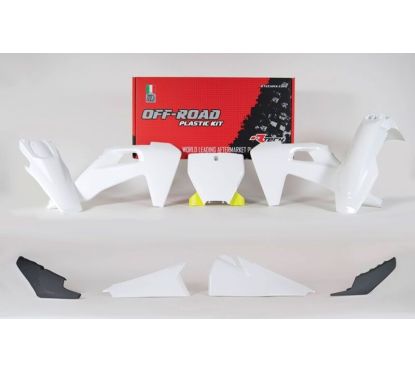 Kit plastiques RACETECH couleur origine (2020) Husqvarna