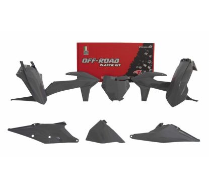 Kit plastiques RACETECH gris KTM SX
