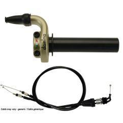 Kit poignées DOMINO KRE avec câbles noir