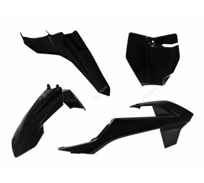 Kit plastique RACETECH noir KTM SX65