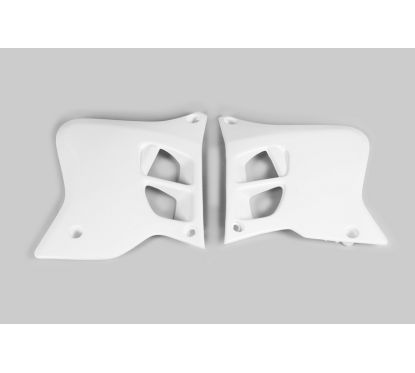 Ouïes de radiateur UFO blanc Yamaha