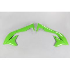 Ouïes de radiateur UFO vert Kawasaki KX450F