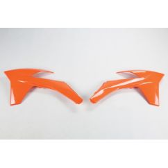 Ouïes de radiateur UFO orange KTM