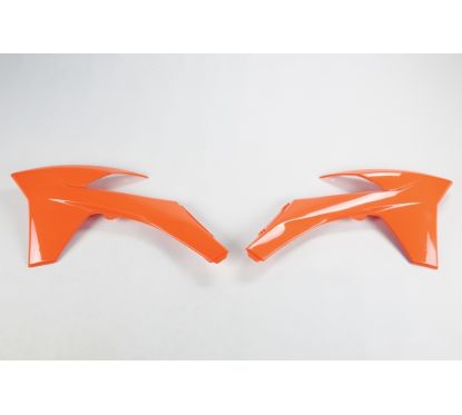 Ouïes de radiateur UFO orange KTM
