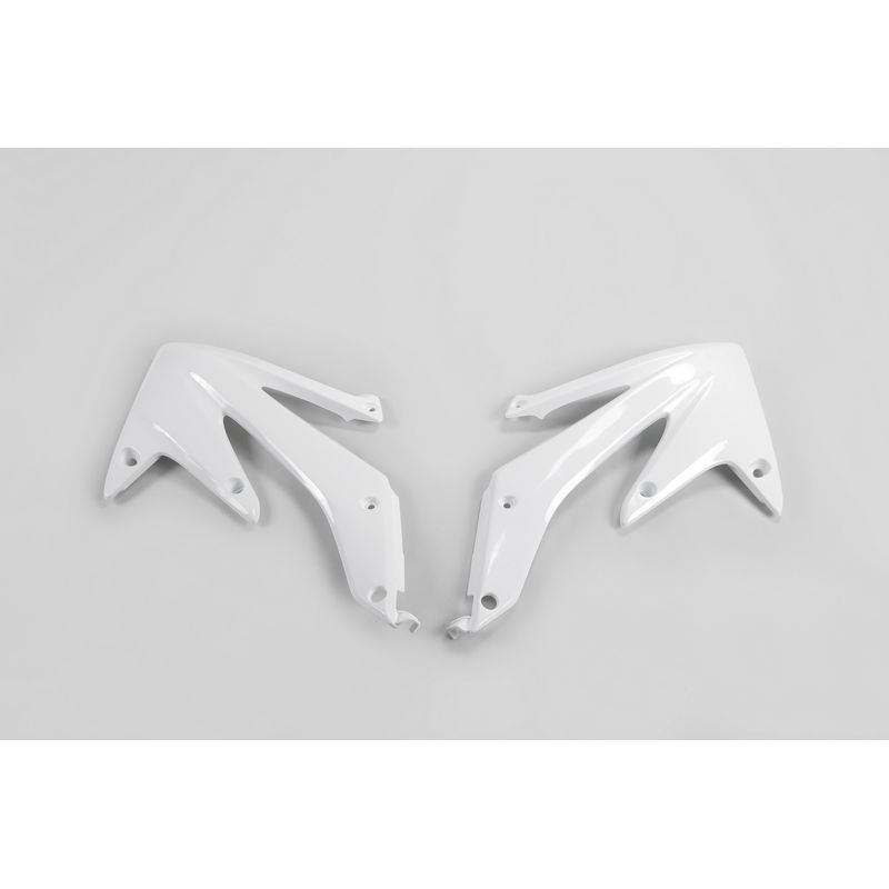 Ouïes de radiateur UFO blanc Honda CRF450R