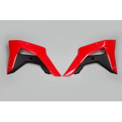 Ouïes de radiateur UFO couleur origine 2017 rouge/noir Honda CRF450RX