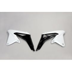 Ouïes de radiateur UFO blanc/noir Suzuki RM-Z450