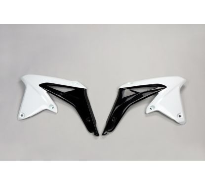 Ouïes de radiateur UFO blanc/noir Suzuki RM-Z450