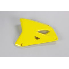 Ouïes de radiateur UFO jaune Suzuki RM85